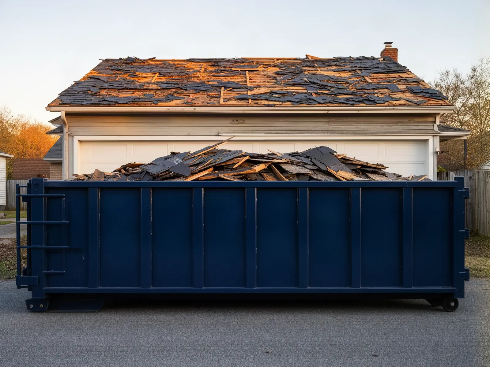 Roll-off dumpster from Gagnon & Sons Dumpster Rental in Chattanooga, TN
